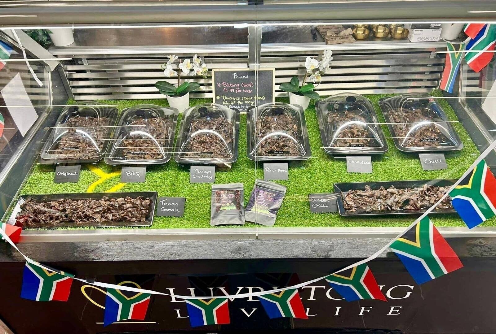 Unique Biltong Kiosk for Sale in Guildford's Friary Shopping Centre, Perfect for Retail Display Photo 2