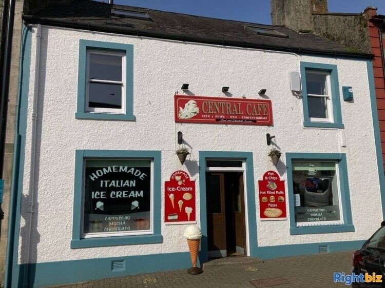 Traditional Fish & Chip Shop with Living Quarters in Whithorn, Ready for Development Photo 1