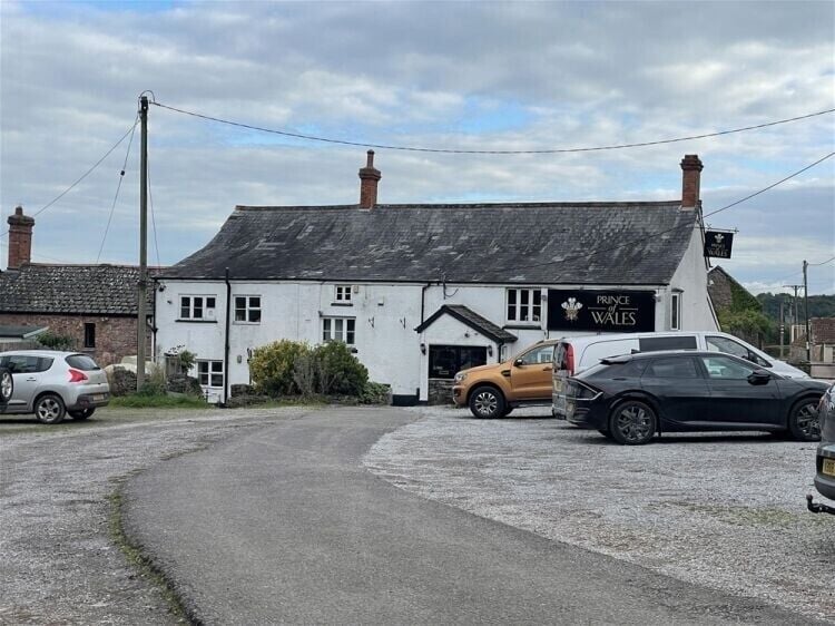 17th Century Freehold Public House in Idyllic Devon/Somerset Border Village For Sale Photo 1