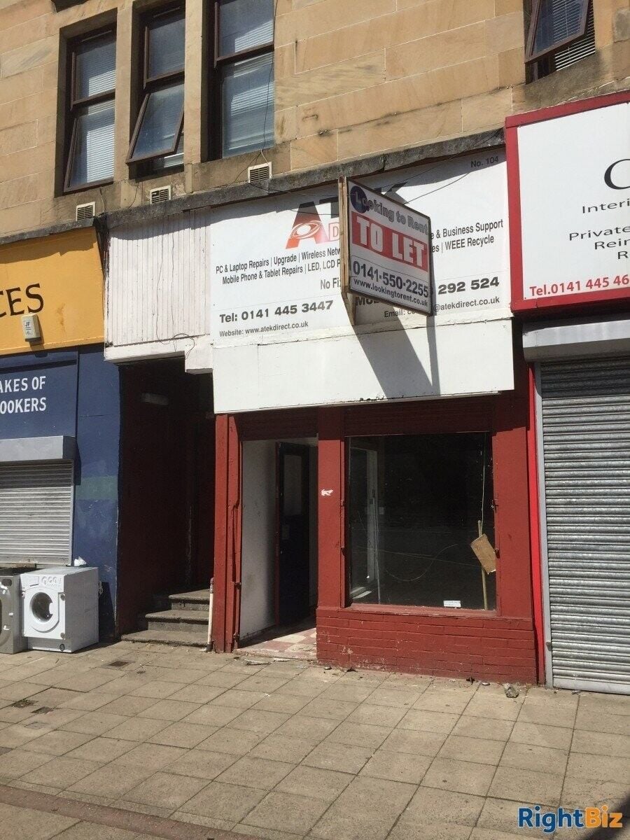 Prime Location Retail Unit with Mezzanine in Glasgow Available for Rent or Sale Photo 1