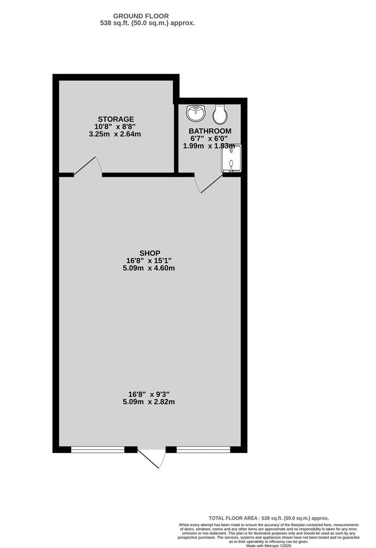 Ground floor retail unit available on Soundwell Road, Kingswood, Bristol, 538 sq ft. Photo 10