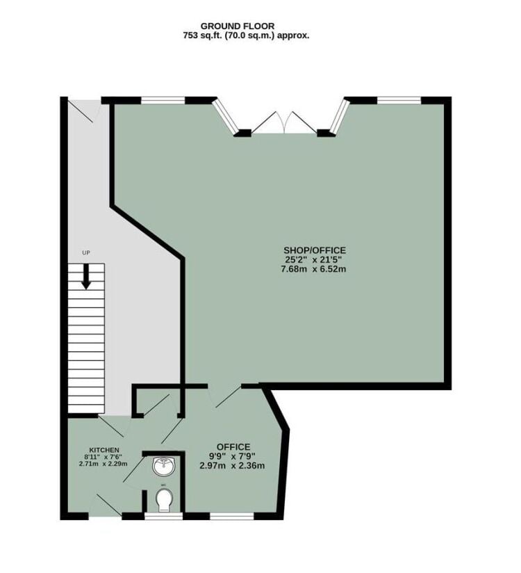 Ground Floor Retail Unit Office for Sale in Hotwells, Bristol with 600 sq ft of Adaptable Space Photo 10