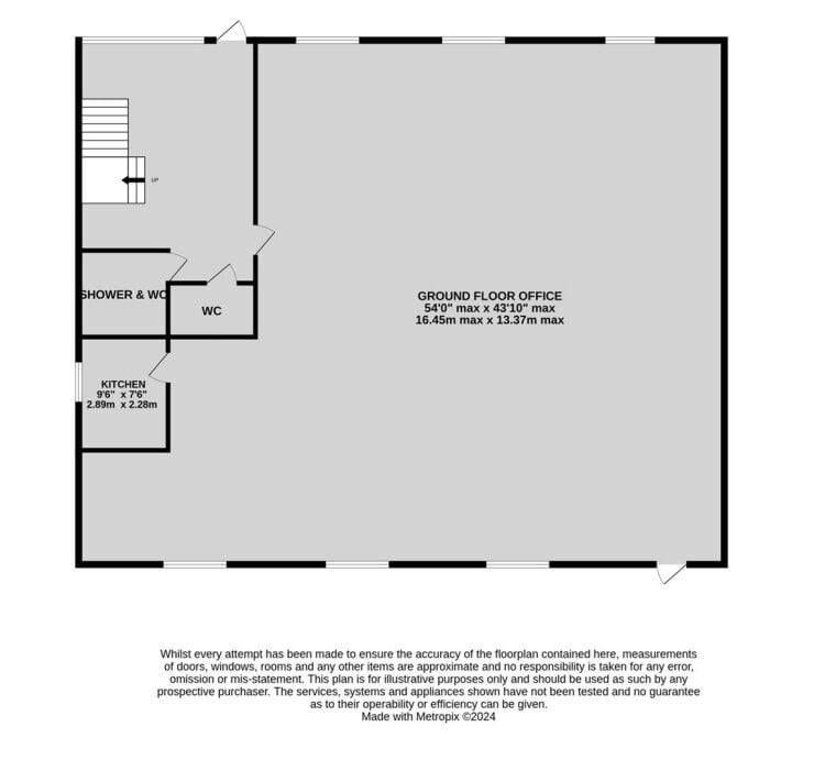 Spacious 2,000 ft² Ground Floor Office with LED Lighting in Portishead, Somerset Photo 11