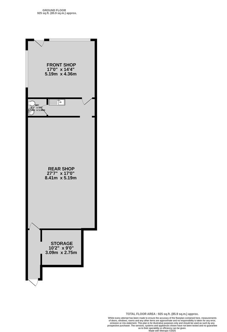 A ground floor retail unit of approximately 925 sq ft, located on hollway road, stockwood. the premises comprises an open plan front and rear shop are Photo 11
