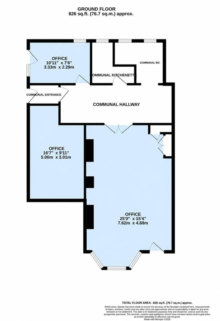 Recently redecorated offices available in Portishead Somerset, offering 537 sq ft of flexible space Photo 11