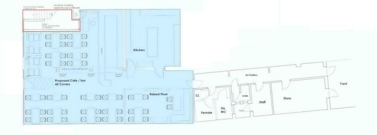 Fully fitted 2,300 sq ft restaurant lease available in Bristol with commercial kitchen and seating. Photo 12