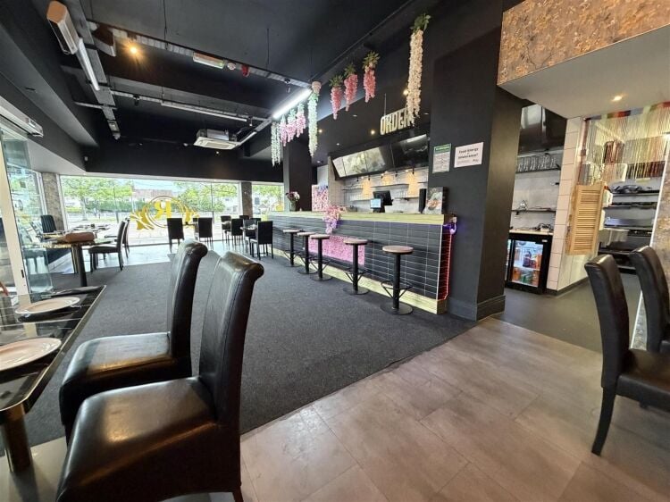 Ground floor restaurant for sale in Yate, Bristol with open dining area and kitchen space. Photo 12