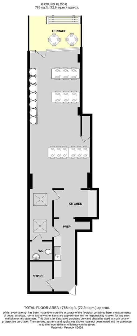 A rare opportunity to purchase a restaurant lease located in a prime trading position on north street. the restaurant is very well presented, measurin Photo 12