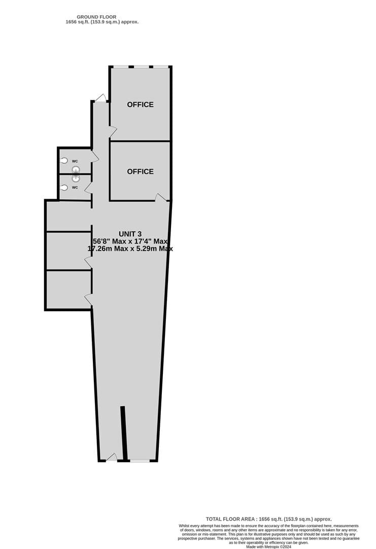 Well presented ground floor commercial premises of approximately 1,656 sq ft located on lockleaze road. the property comprises a large open plan area Photo 13