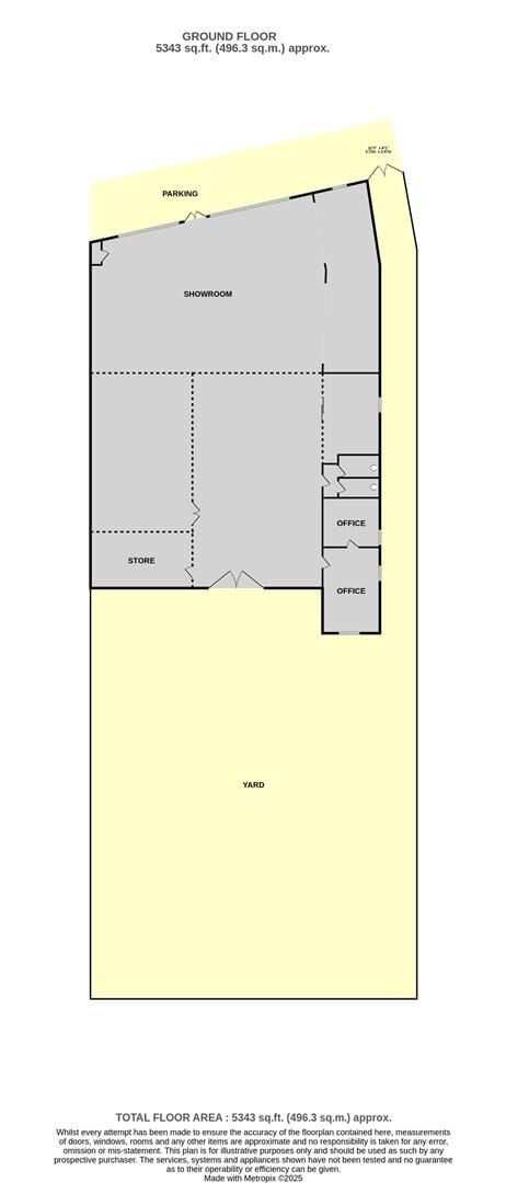A large showroom of approximately 5,340 ft² with forecourt parking and a large, enclosed yard to the rear. the unit is situated in mangotsfield, Photo 14