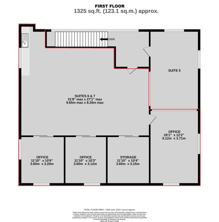 Modern office suite for sale in Bristol with 1,325 sq ft and ample parking available Photo 14