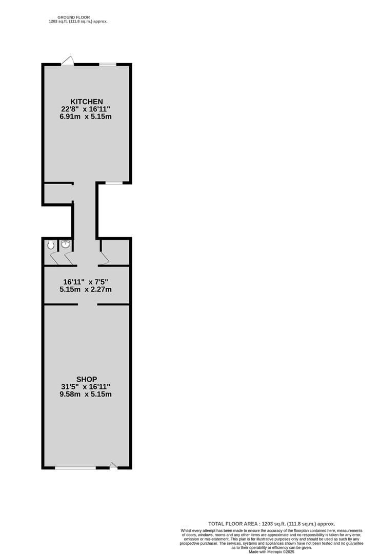 Mid-terrace retail unit for sale in Southmead, Bristol with 1,203 sq ft of adaptable space Photo 14