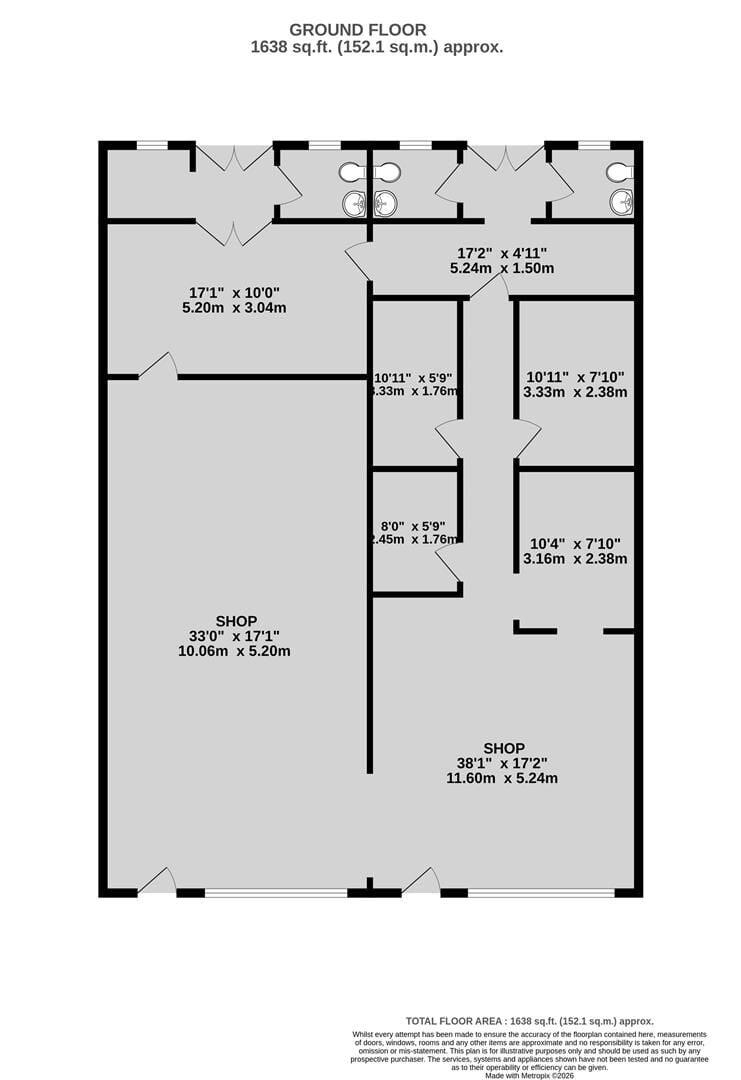 Double Fronted Retail Unit for Sale in Staple Hill, Bristol - 1,638 sq ft Open Plan Space Photo 14