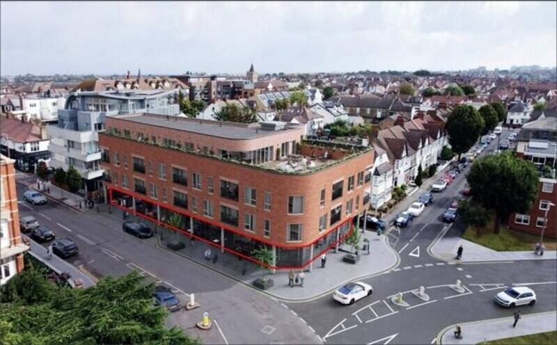 NEW BUILD, VACANT SHOP/OFFICE APPROX 658 sq. ft. (61 m²) Photo 2