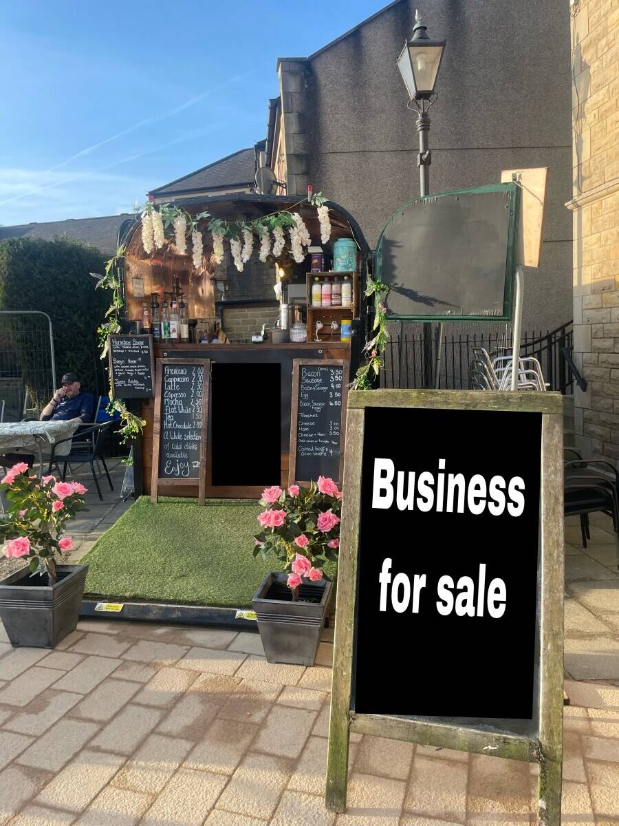 Prime Location Horsebox Café with Complete Equipment in Clitheroe Lancashire for Sale Photo 2