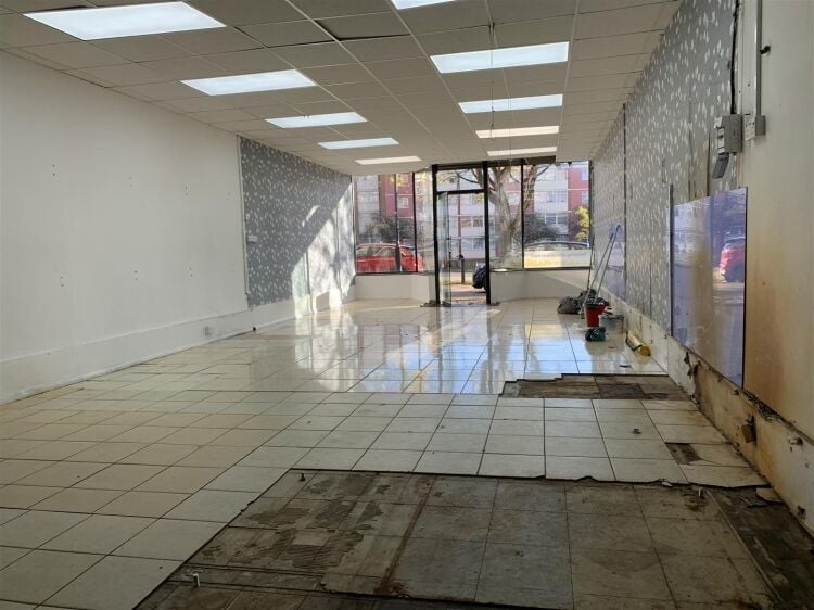 Ground floor retail unit of approximately 834 sq ft arranged as open plan retail area with rear kitchenette, and wc facilities. Photo 2