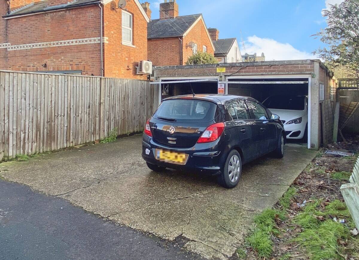 Two Lock-Up Garages with Forecourt for Sale in Caversham Reading Photo 2