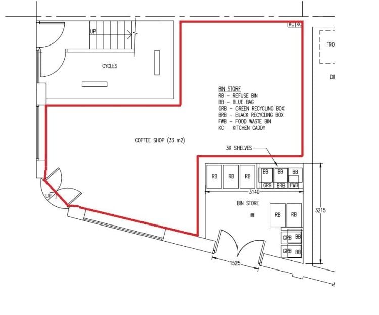 A newly developed retail unit of approx. 355 ft² situated in a prominent and corner position on west street, within close proximity to the chesse Photo 2