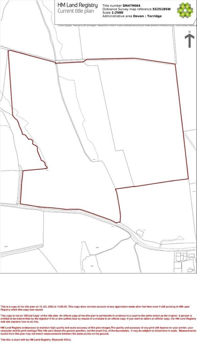 Bideford Freehold Land of 59.72 Acres with Countryside Stewardship Agreement For Sale Photo 2