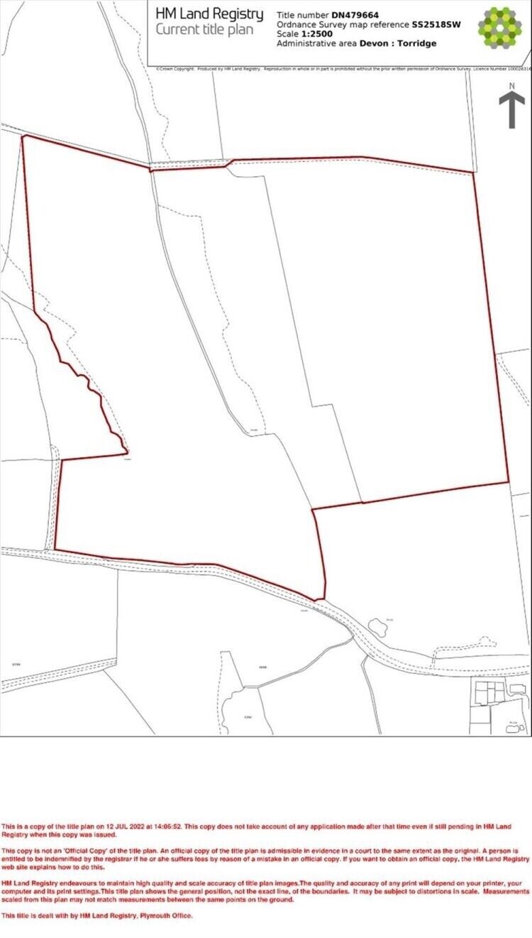 Bideford Freehold Land of 59.72 Acres with Countryside Stewardship Agreement For Sale Photo 2