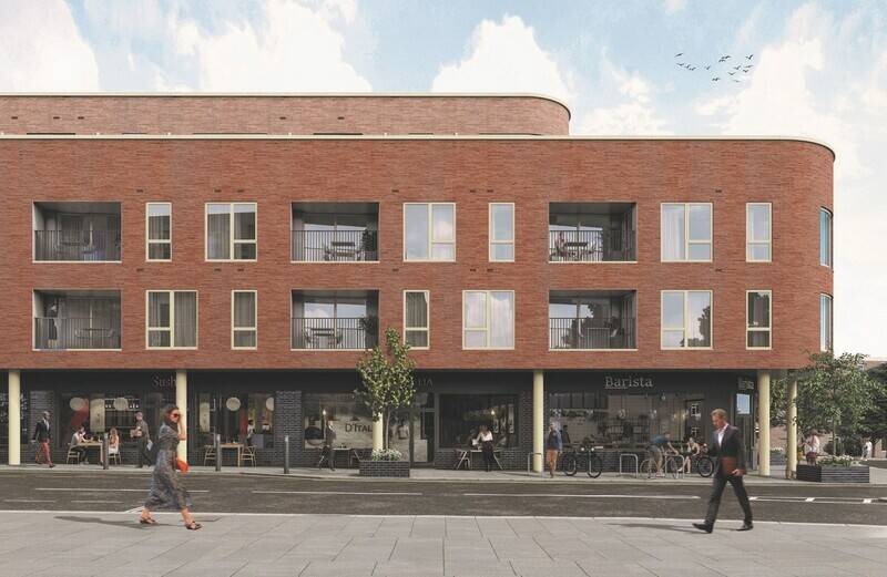 NEW BUILD, VACANT SHOP/OFFICE APPROX 658 sq. ft. (61 m²) Photo 3