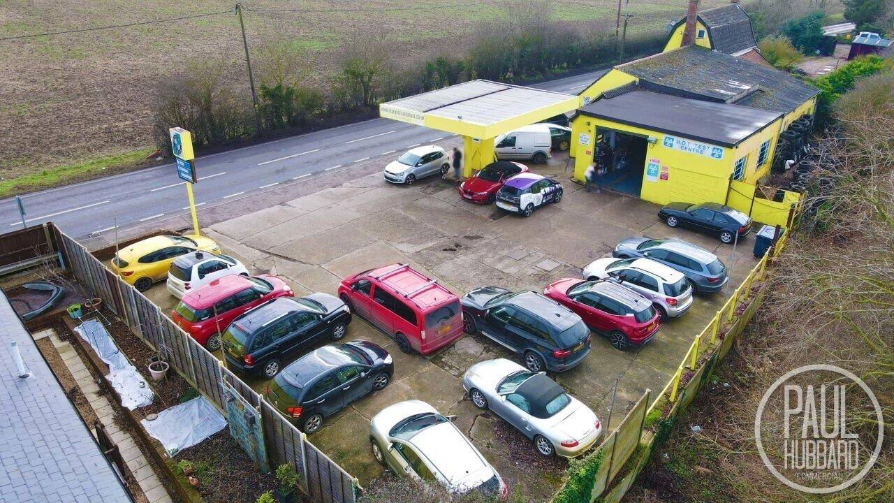 Prime Commercial Property with MOT Station, Workshop, Forecourt, and Cottage in Earl Stonham, Suffo Photo 4