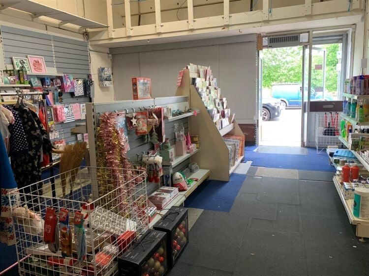 Terraced retail unit available in Bristol, featuring reception area, office, and rear toilet. Photo 4