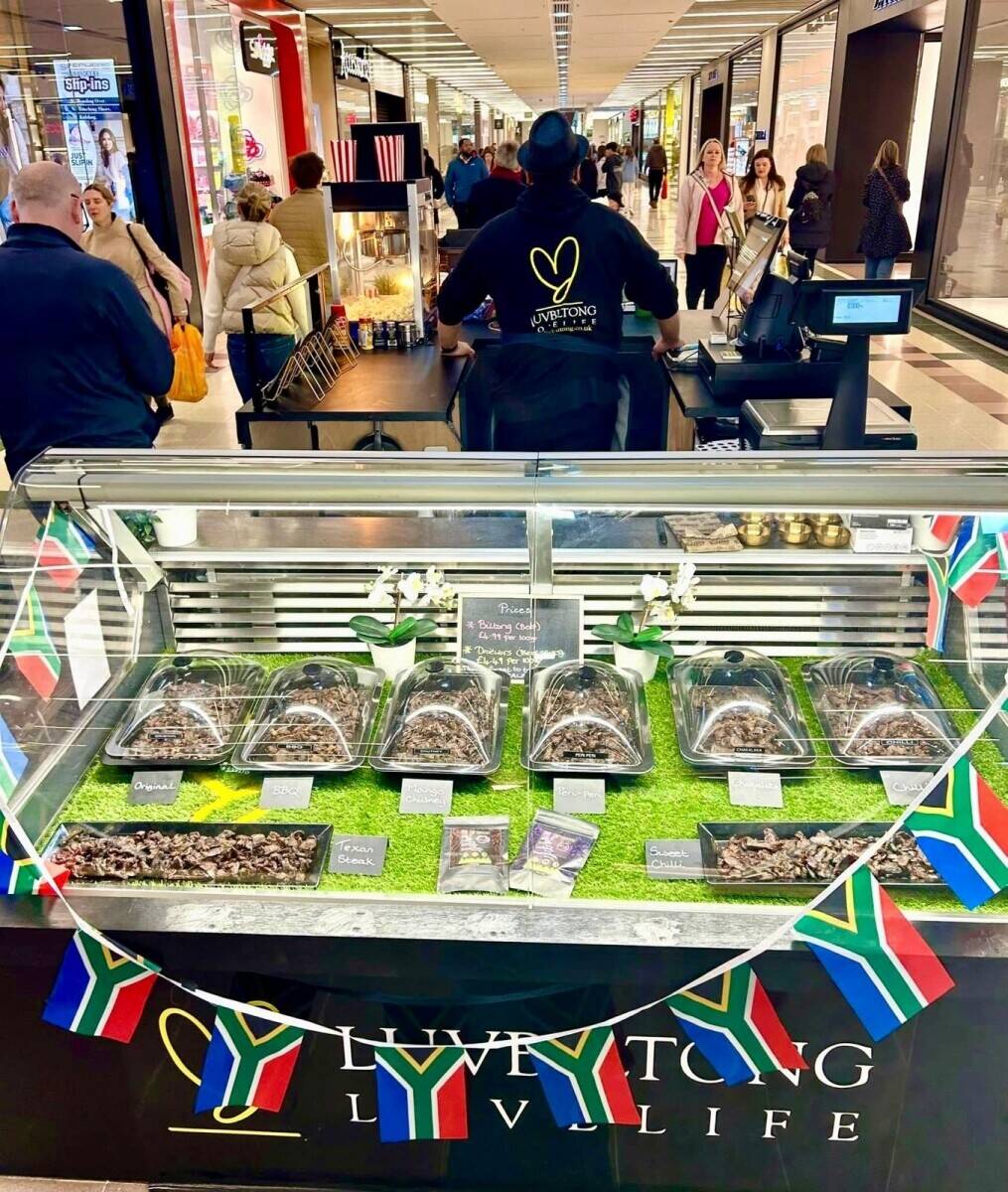 Unique Biltong Kiosk for Sale in Guildford's Friary Shopping Centre, Perfect for Retail Display Photo 5