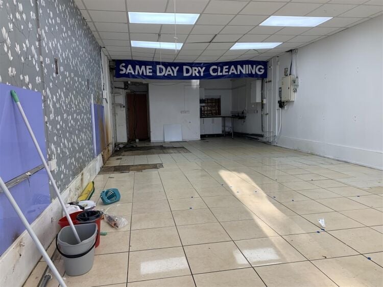 Ground floor retail unit of approximately 834 sq ft arranged as open plan retail area with rear kitchenette, and wc facilities. Photo 5
