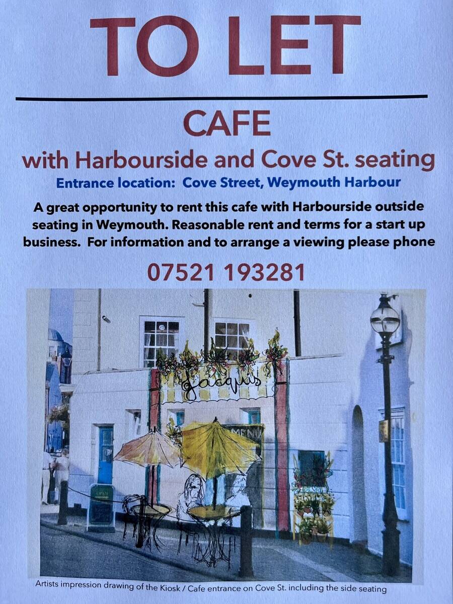 Rent a Cafe at Weymouth Harbour with Outdoor Seating Photo 6