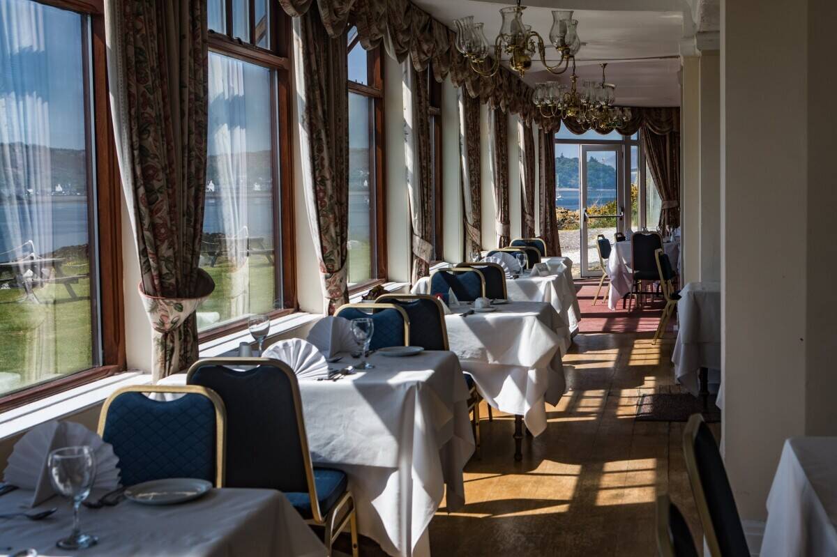 Lochalsh Hotel in Scenic Scottish Highlands Tourist Town For Sale Photo 6