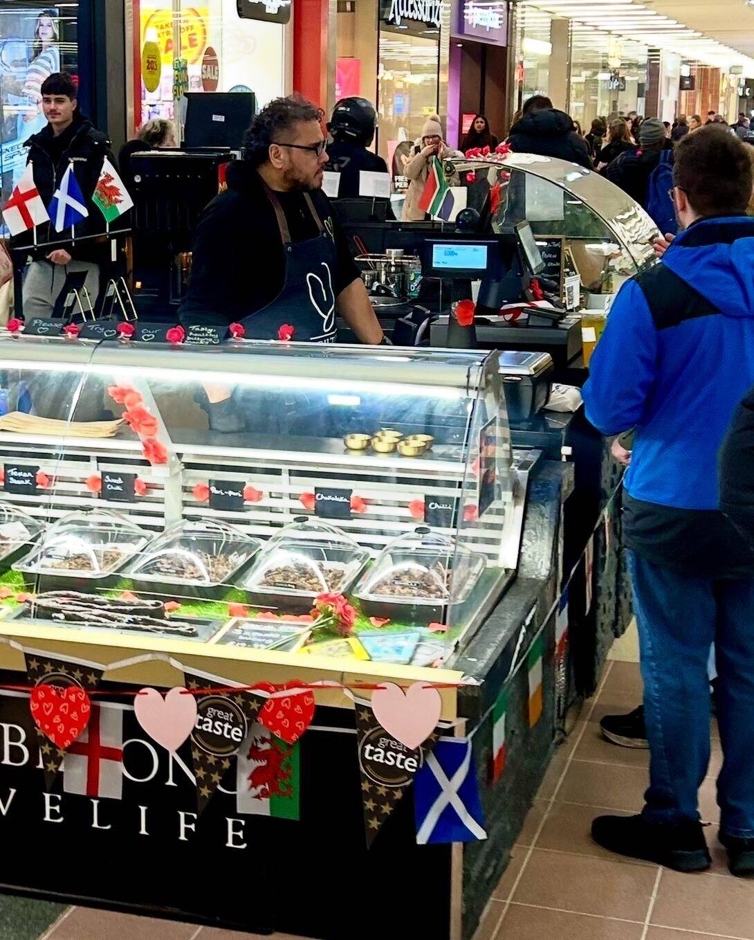 Unique Biltong Kiosk for Sale in Guildford's Friary Shopping Centre, Perfect for Retail Display Photo 6