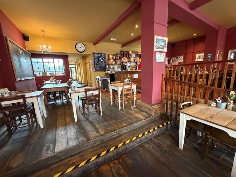 A fully fitted restaurant/bar extending to approximately 1,580 ft² benefiting from a fully equipped commercial kitchen, enclosed rear garden, and Photo 6