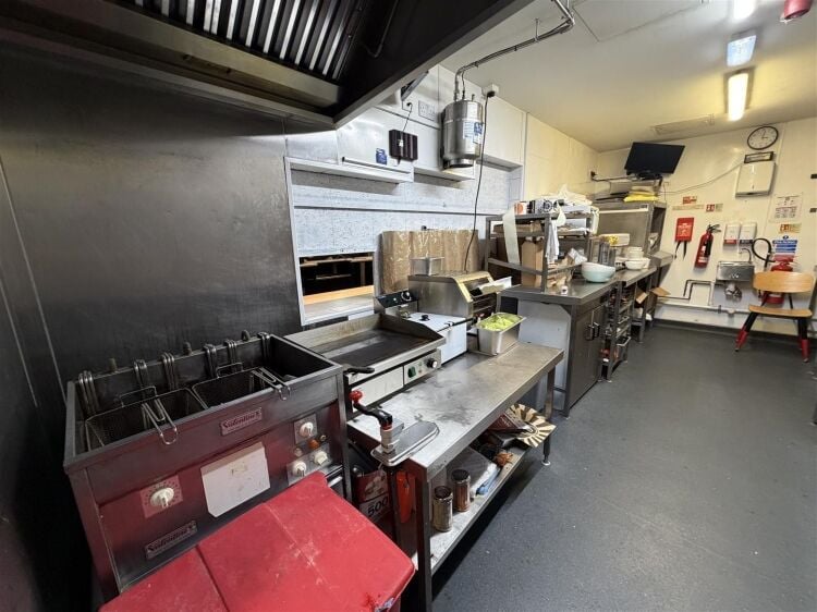 Ground floor restaurant for sale in Yate, Bristol with open dining area and kitchen space. Photo 6