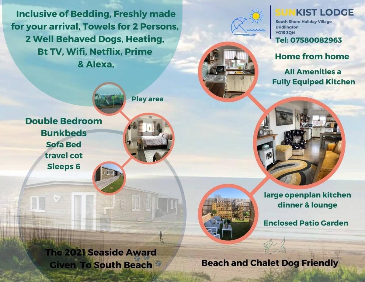 Prime Holiday Chalet in Bridlington with Stunning Sea Views for Sale Photo 7