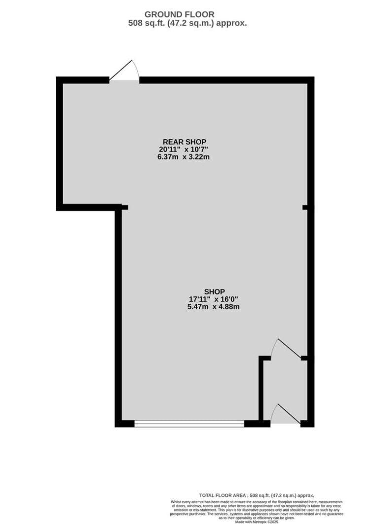 Ground floor retail unit with 508 sq ft of versatile space on busy Filton Avenue for rent Photo 9