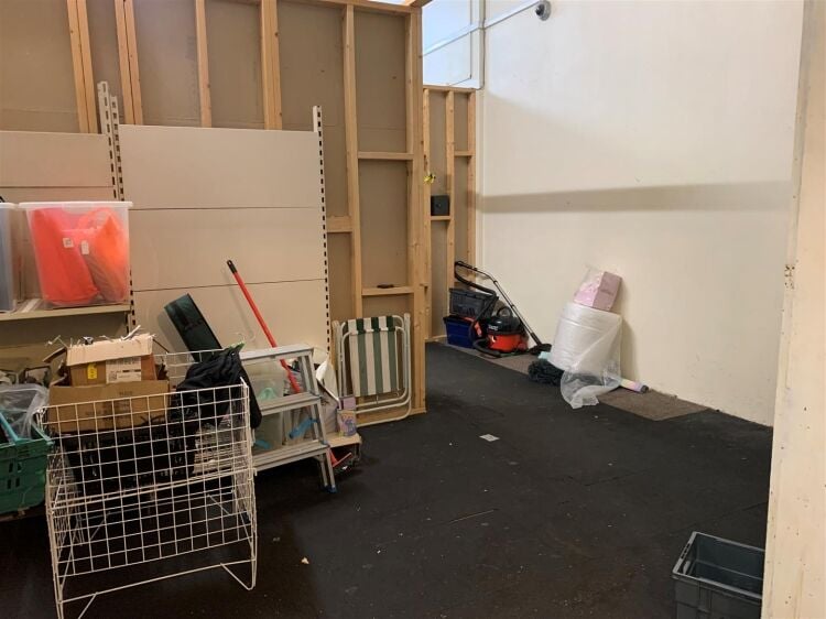 Terraced retail unit available in Bristol, featuring reception area, office, and rear toilet. Photo 9