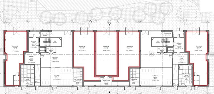 A newly constructed 6 storey development comprising 5 ground floor commercial/shop units. the building provides 53 new high quality apartments on the Photo 9