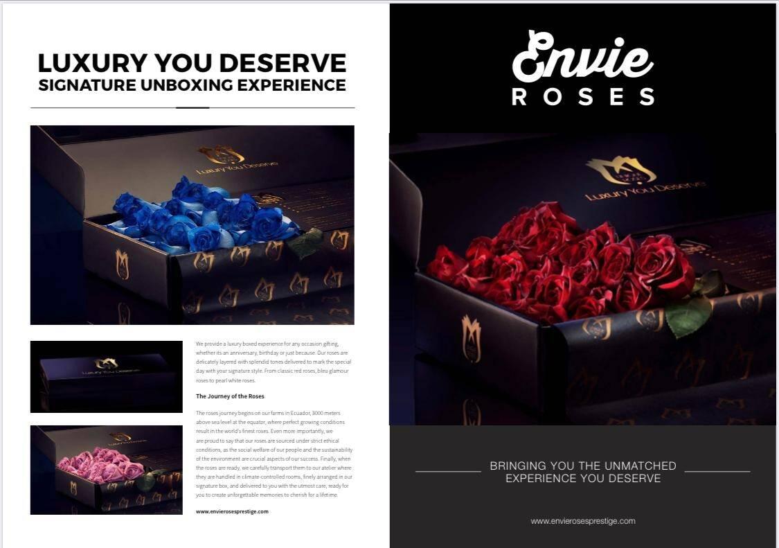 Envie Roses Luxury in a Box Logo