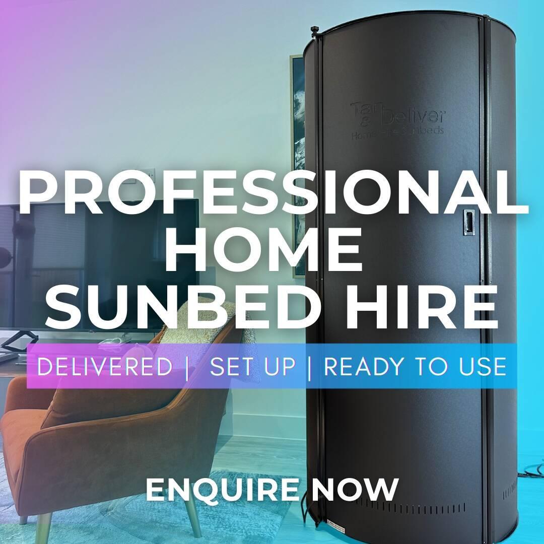Tan & Deliver Home Hire Sunbeds Logo