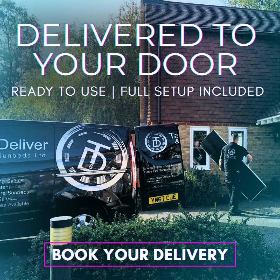 Tan & Deliver Home Hire Sunbeds Logo