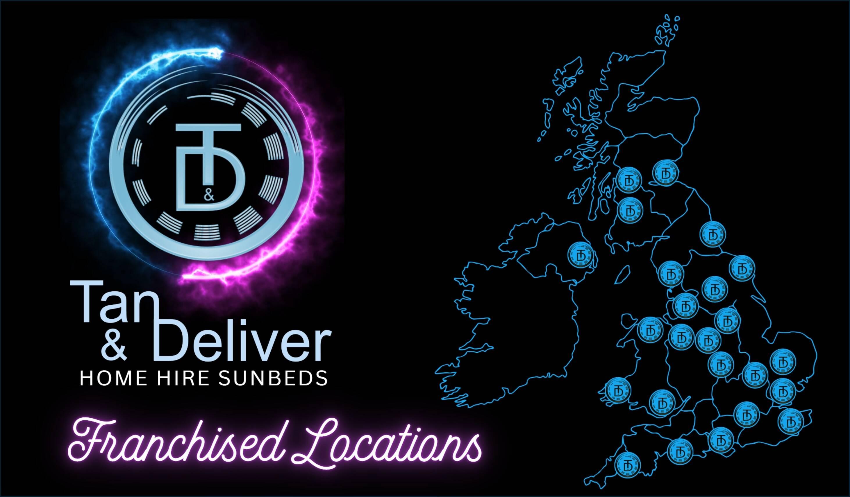 Tan & Deliver Home Hire Sunbeds Logo
