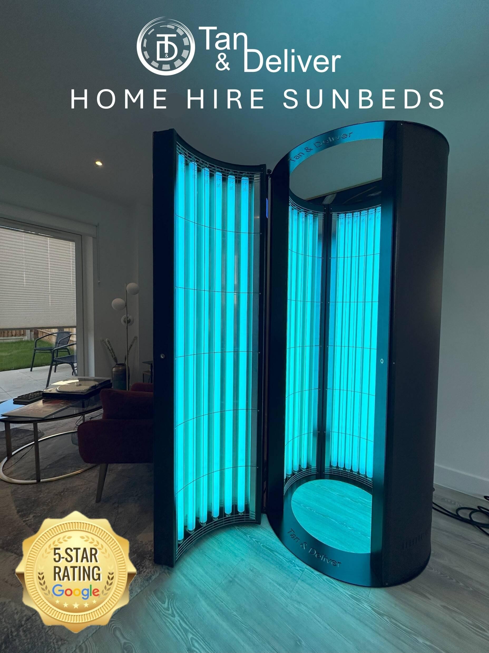 Tan & Deliver Home Hire Sunbeds Logo