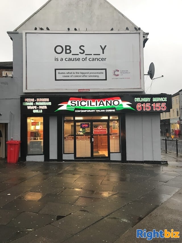 Contemporary Italian Takeaway For Sale Leasehold - £60,000