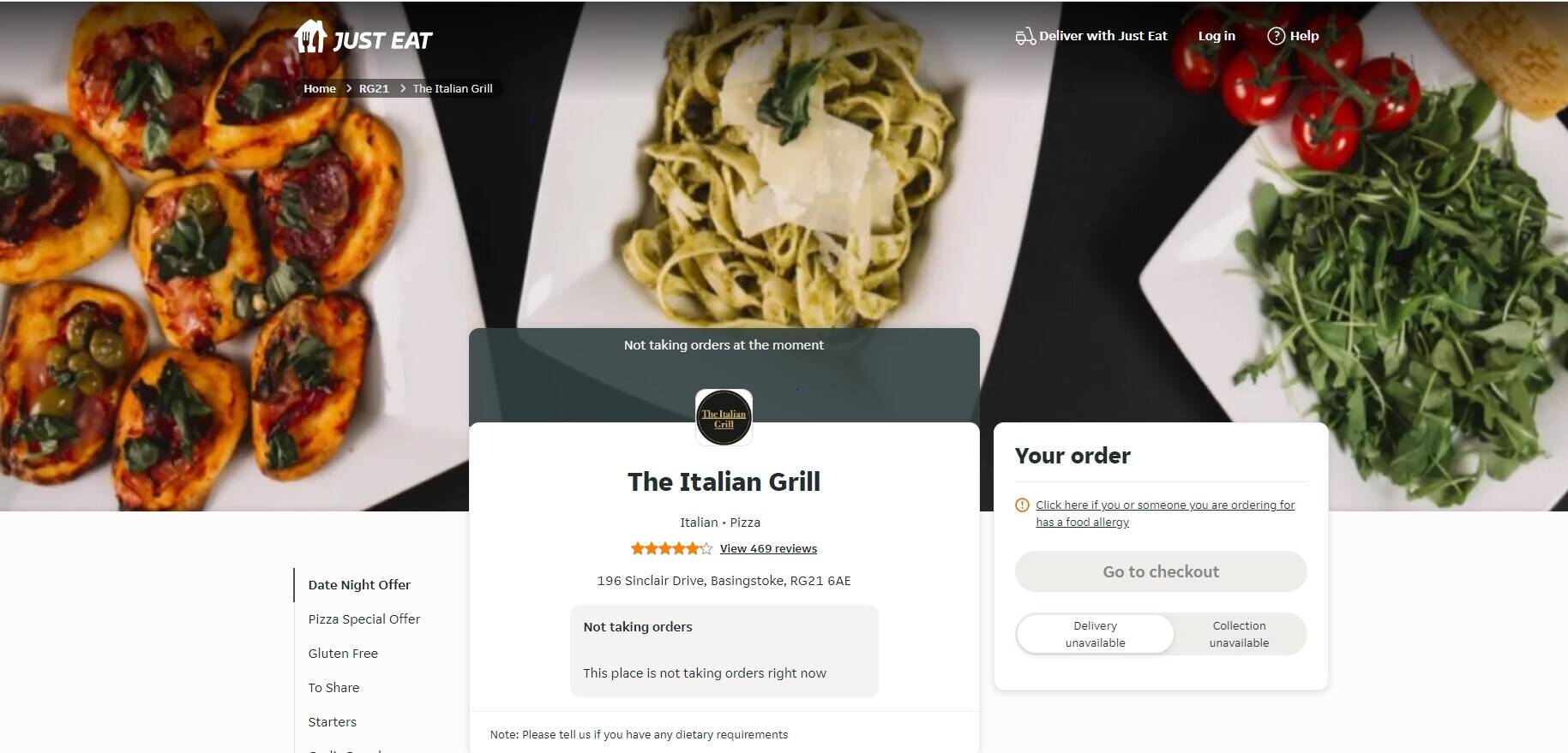 Italian, Pizza takeaway - includes a fast food brand Steak and Go - plus La Casa Tapas