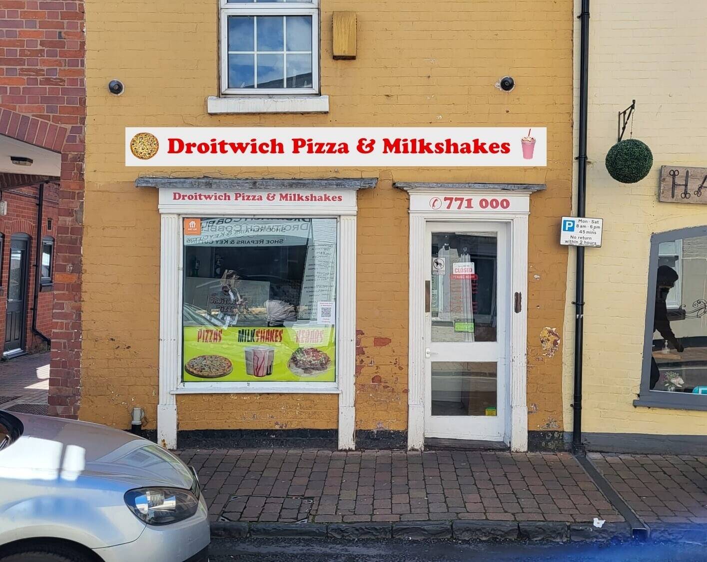 Droitwich pizza & milkshake