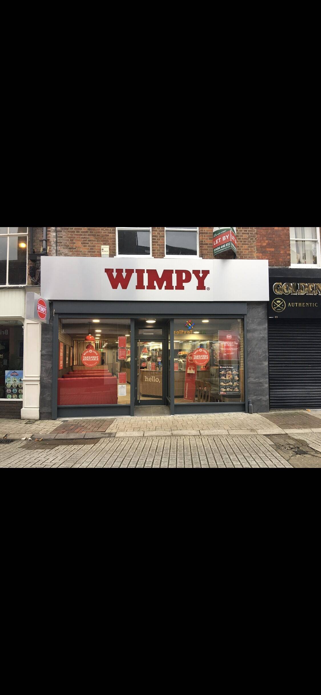 Fast Food Shop for sale in High Wycombe - Wimpy franchise chain Photo 1