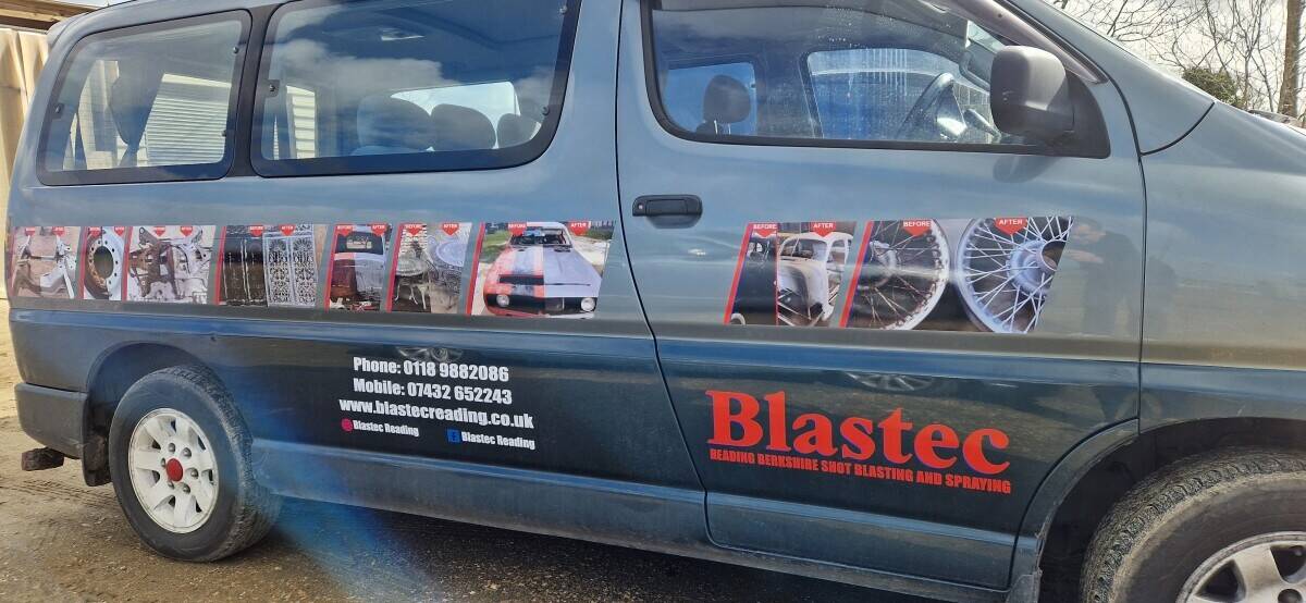 Shot blasting garage in Reading. Photo 1