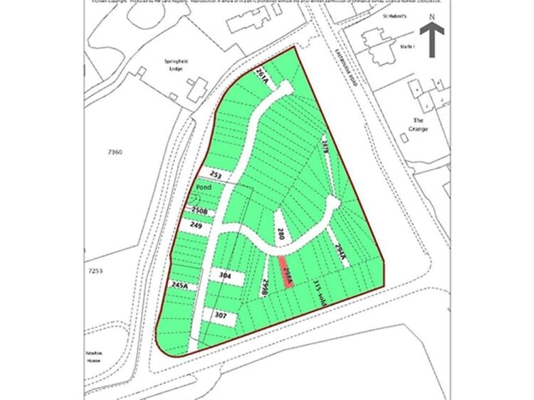 Land in plots for sale near London M25 (this listing is for one plot only) Plot 298A