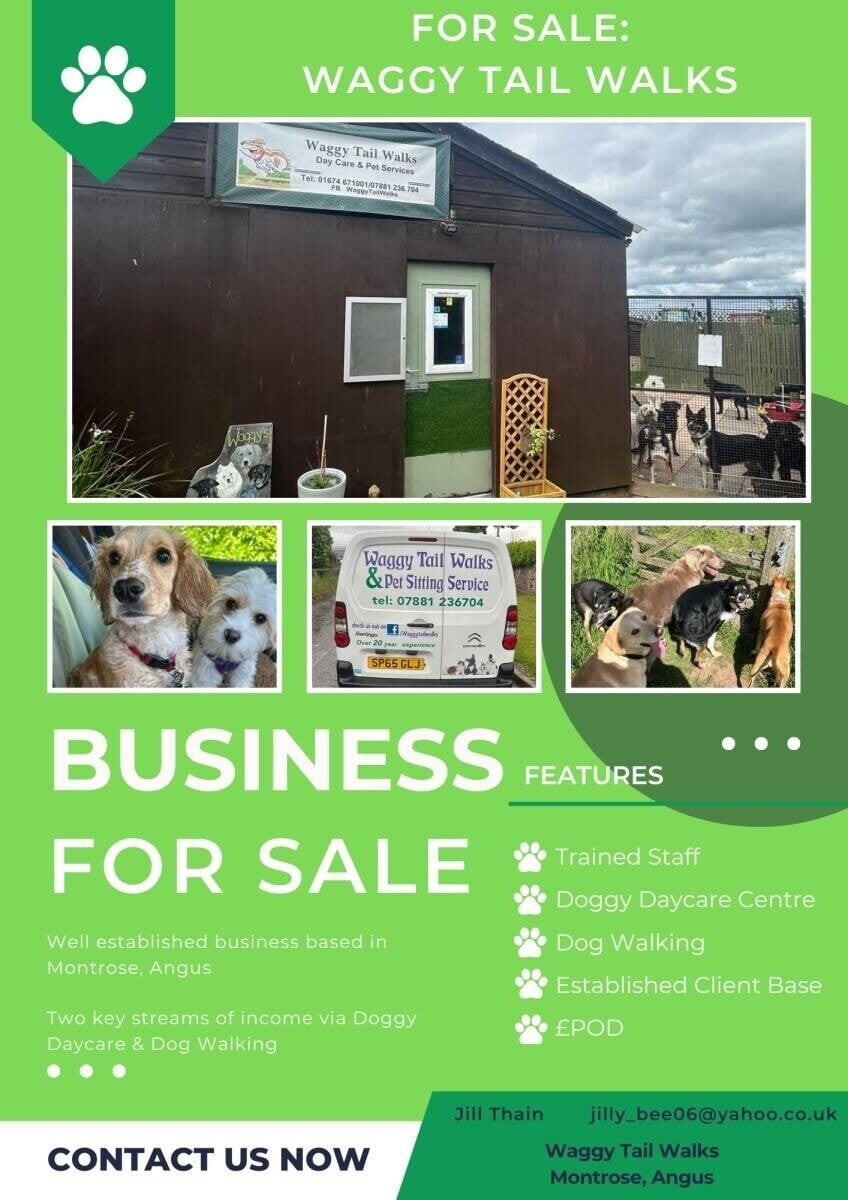 Doggy Day Care Centre & Dog Walking Business for sale in Scotland Photo 1
